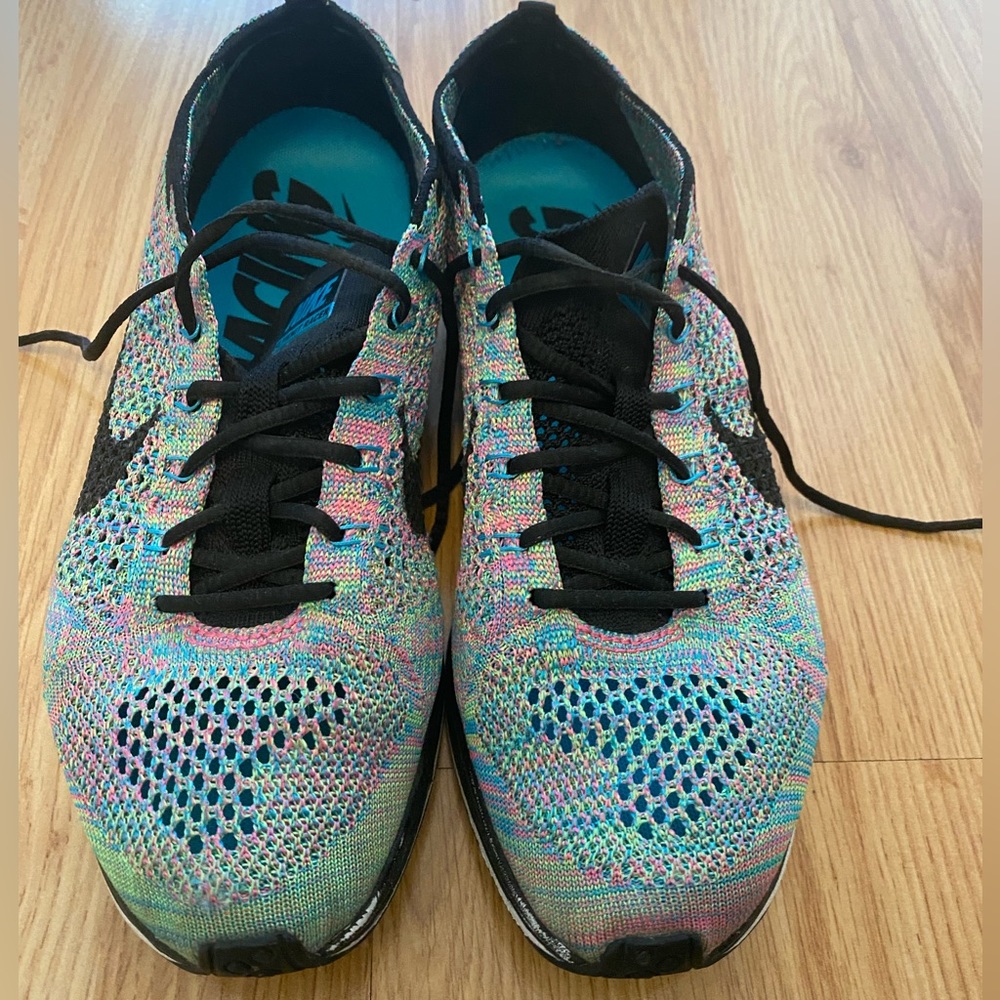 mens fly knit trainers